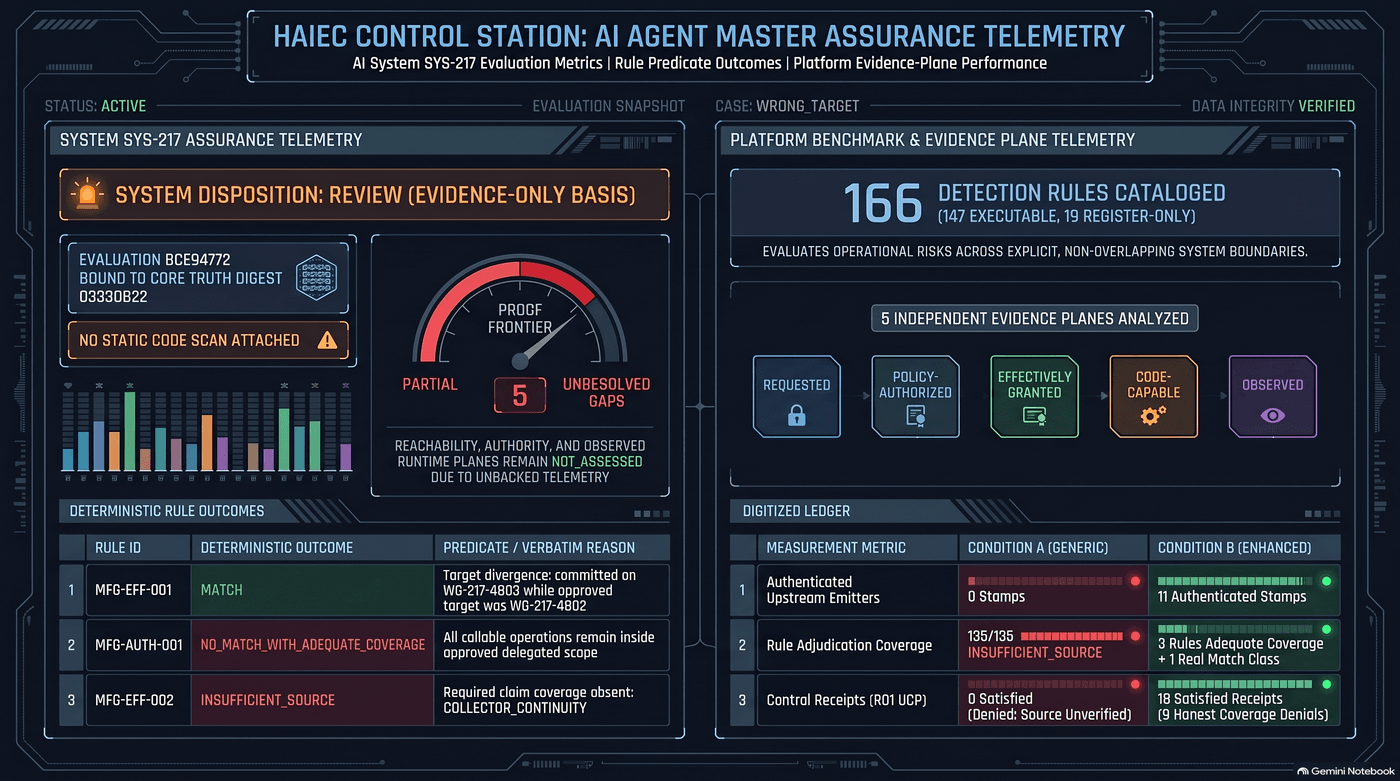 Concept rendering of an assurance telemetry console